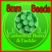 6mm Green Coloured Plastic Beads Qty 100 per pack